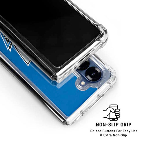 NBA Dallas Mavericks Distressed Galaxy Z Fold6 Clear Case